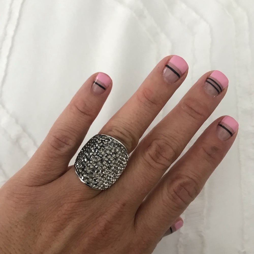 Swarovski ombré silver ring. Brand new with tags.